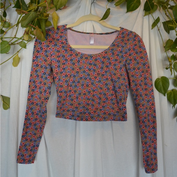 American apparel 70s floral crop top - Picture 2 of 3